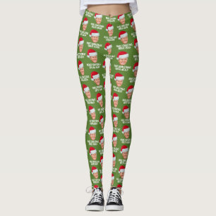 Leggings Trump avec Santa Hat - Rendre Noël magnifique