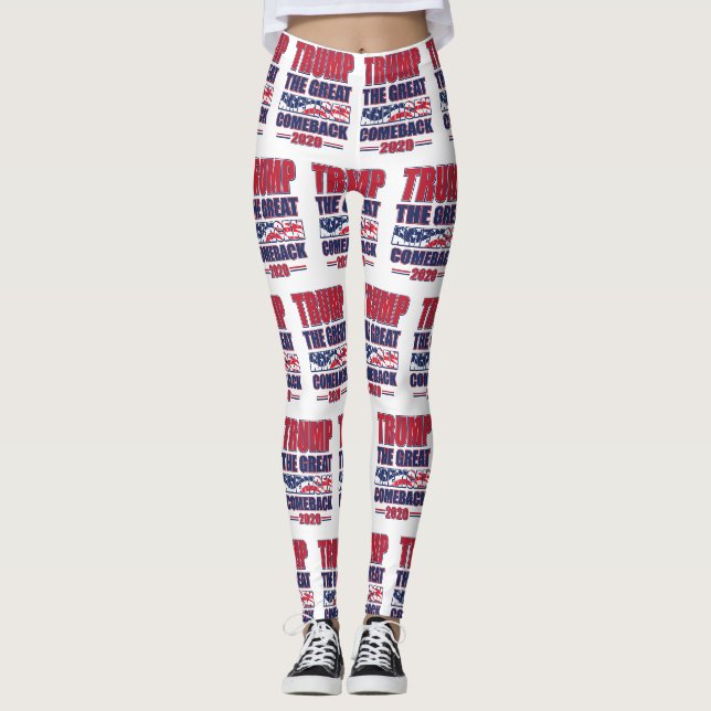 Leggings Trump et le grand retour américain (Devant)