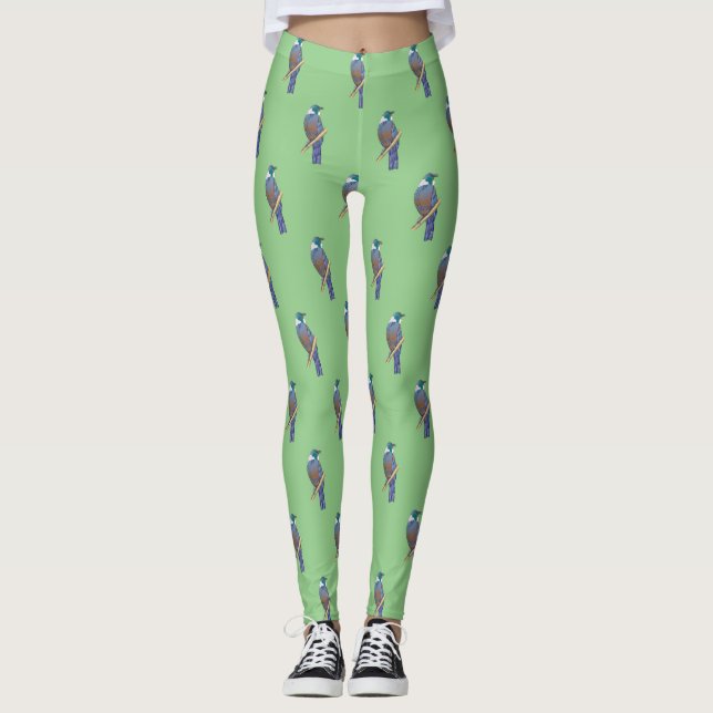 Leggings Tui New Zealand Bird (Devant)