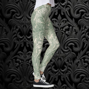 Leggings Tulip de William Morris, Vintage Floral Art