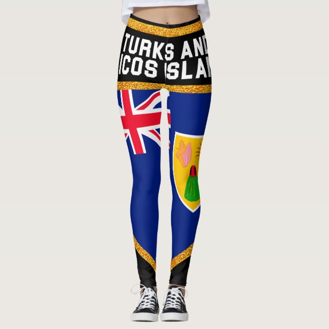 Leggings Turcs et drapeau de la Caïques (Devant)