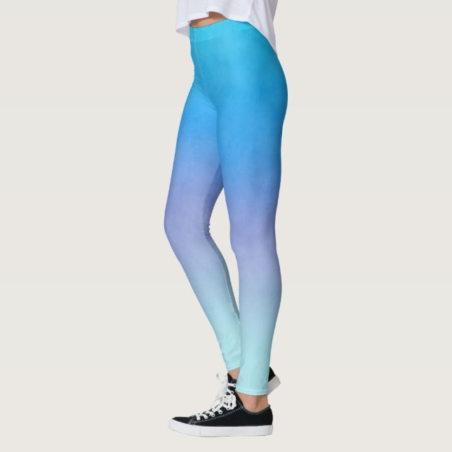 Leggings turquoise (Gauche)
