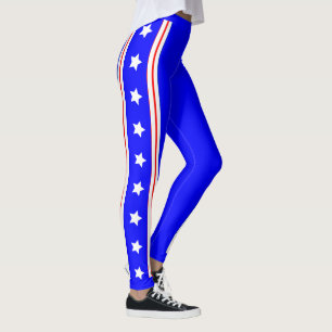 Leggings Ultimate USA Stars and Stripes Patriot Blue