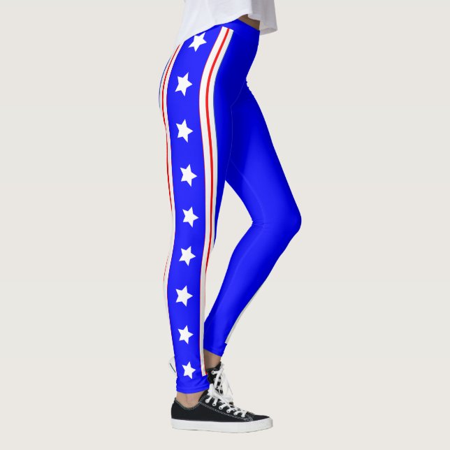 Leggings Ultimate USA Stars et rayures Patriot Blue (Droite)