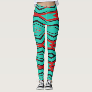 Leggings Un abstrait multicolore moderne "Ratti_Creative_Ar