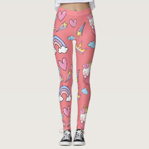 Leggings Un Arc-en-ciel magique Unicorn Motif fête d'annive
