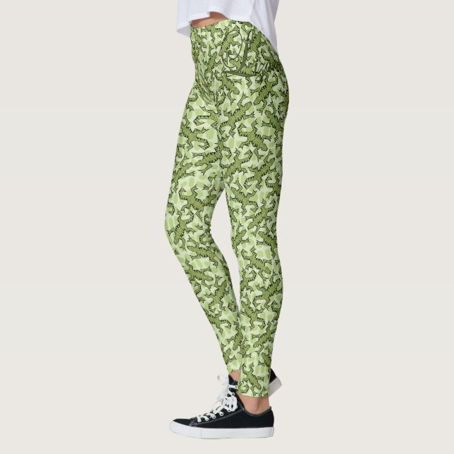 Leggings Un bon nombre de lézards (Gauche)