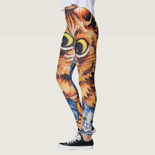 Leggings Un chat avec ses chatons par Louis Wain