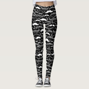 Leggings Un club des messieurs. Motif de moustache