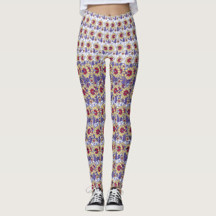 Leggings Un design dynamique avec création jaune et orange