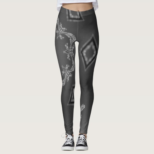 Leggings Un kaléidoscope de plats délicats (Devant)