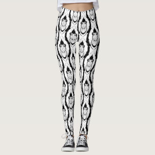 Leggings un motif avec une tête de mandrill