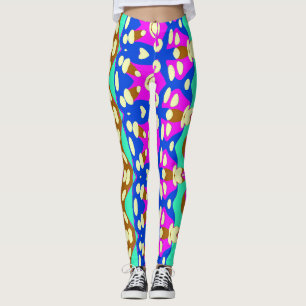 Leggings Un motif coloré vintage "Ratti_Creative_Arts" L