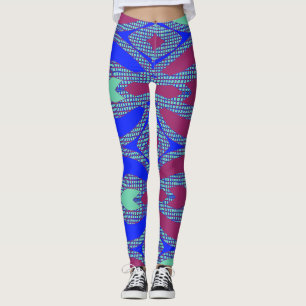 Leggings Un multicolore unique "Ratti_Creative_Arts"