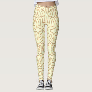 Leggings Une couleur jaune vif "Ratti_Creative_Arts"