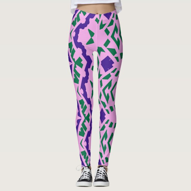 Leggings Une élégante collection abstraite "Ratti_Creative_ (Devant)