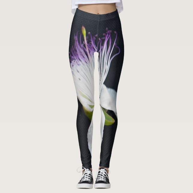 Leggings Une fleur simple (Devant)