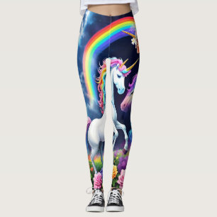 Leggings Unicorne arc-en-ciel une