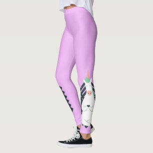 Leggings Unicorne en Pose de Yoga