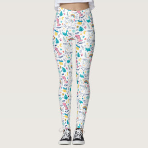 Leggings Unicorne Et Dinosaure