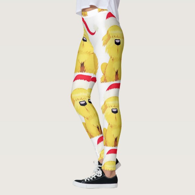 LEGGINGS UNIQUE ET COOL *POMMES DE NOËL* (Gauche)