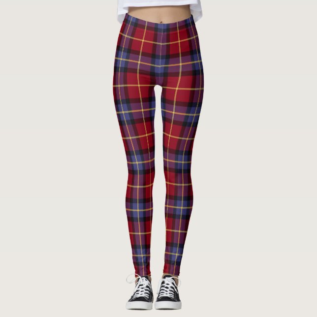 Leggings Université d'Aberdeen Tartan (Devant)
