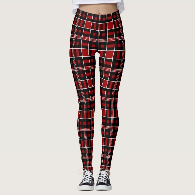 Leggings Université du tartare de mot incarné (Devant)