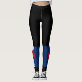 Leggings unter der Flagge des Colorado-Staates mit