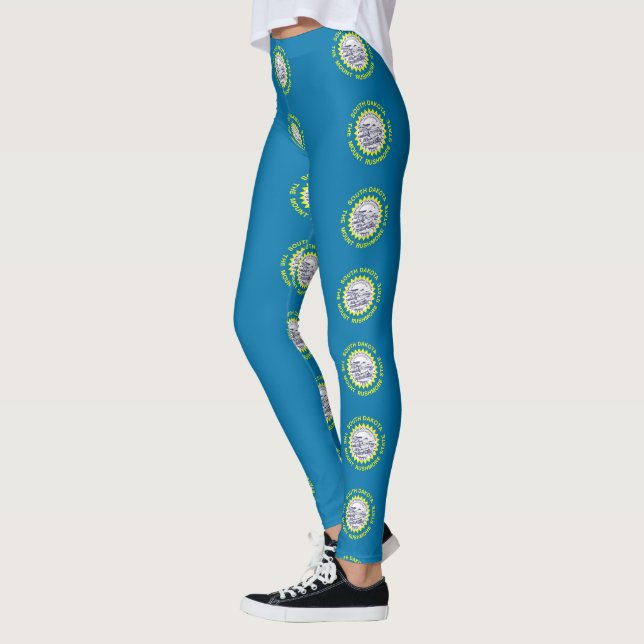 Leggings unter der Flagge Süddakotas, USA (Links)