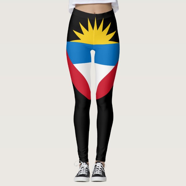 Leggings unter der Flagge von Antigua und Barbuda (Vorderseite)