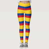 Leggings unter kolumbianischer Flagge