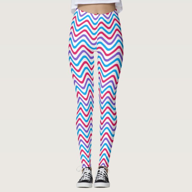 Leggings Vague couleur (Devant)