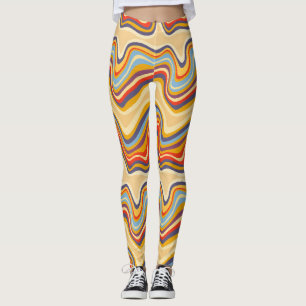 Leggings vague rétro bord de mer