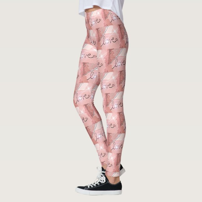 Leggings Vagues d'amour (Gauche)