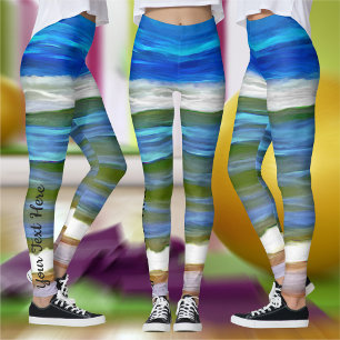 Leggings Vagues de plage 0346