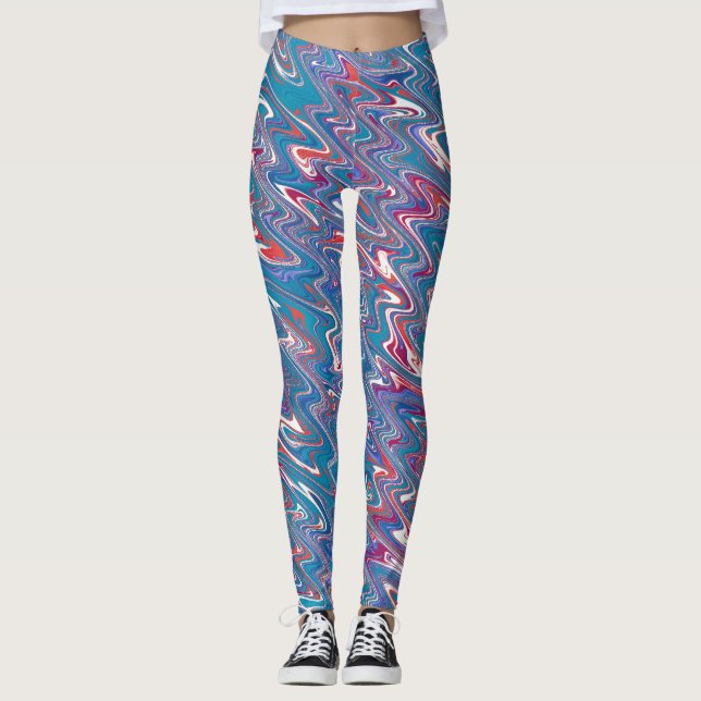 Leggings Vagues funky (Devant)