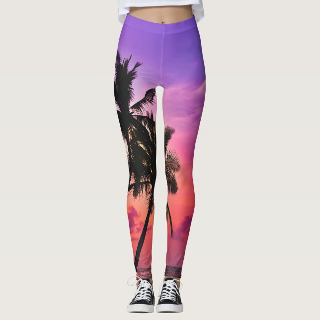 Leggings Vagues marines (Devant)