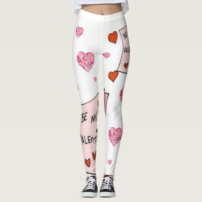 Leggings Valentinherzen (Vorderseite)