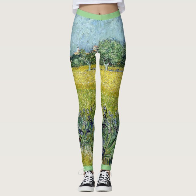 Leggings Van Gogh Peinture (Devant)
