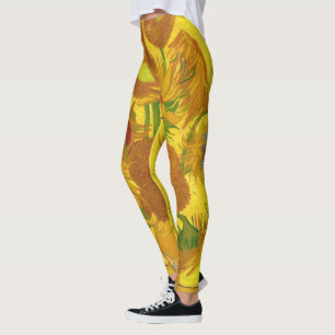 Leggings Van Gogh Quinze Tournesols Dans Un Vase Art