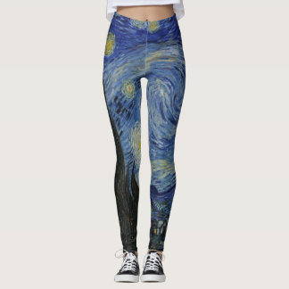 Leggings Van Gogh - Starry Night