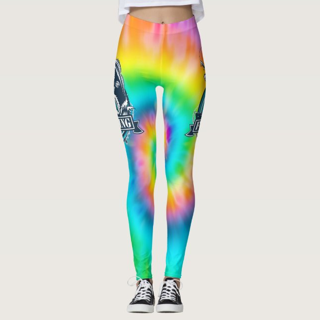 Leggings Vecteur de pêche au bar (Devant)