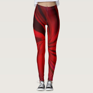 Leggings Vecteur rouge foncé Légendes de texture brillante 