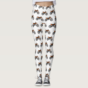 Leggings Vélo droit hors route moto / motocross dessin anim