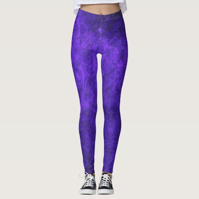 Leggings Velvet Amethyst violet (Devant)