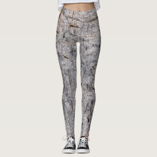 Leggings Ver tropical 1 de photo d'écorce d'arbre de nature