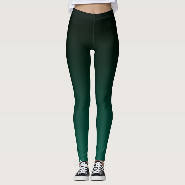 Leggings Vert émeral (Devant)