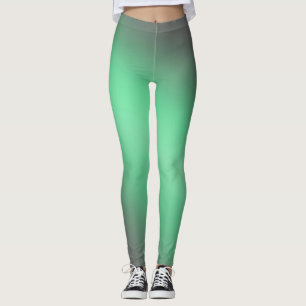 Leggings Vert gris clair de lune ombre effet
