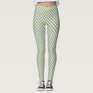 Leggings verts Brown En vichy