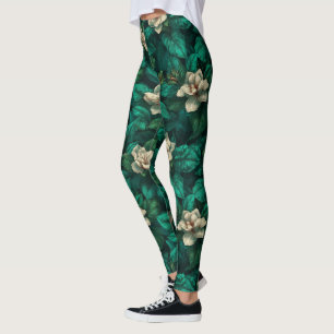 Leggings Vêtements actifs pour femmes verts inspirés des Ga
